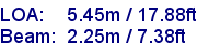 sail specifications