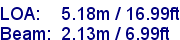 sail specifications