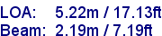 sail specifications