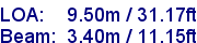 sail specifications