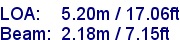sail specifications