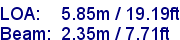 sail specifications