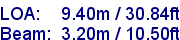 sail specifications
