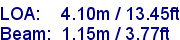 sail specifications