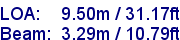 sail specifications