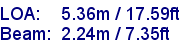 sail specifications