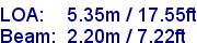 sail specifications