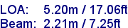 sail specifications