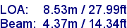 sail specifications