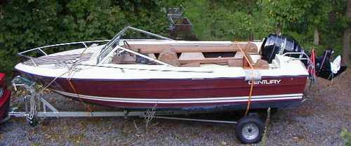 Boat on trailer Boat on trailer