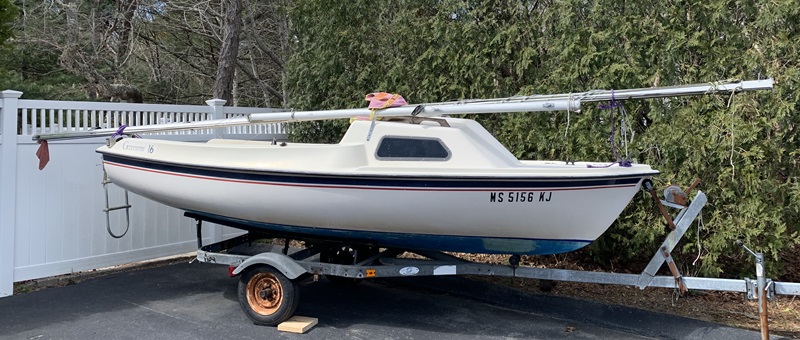 Boat on trailer