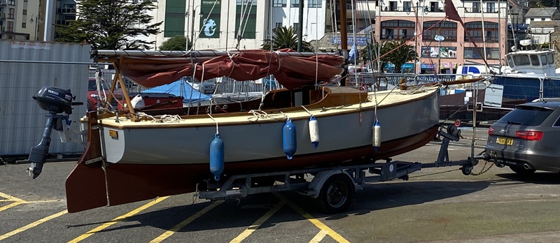 Boat on trailer