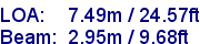 sail specifications