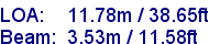 sail specifications