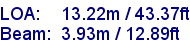 sail specifications