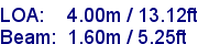 sail specifications