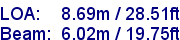 sail specifications