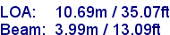 sail specifications