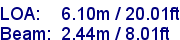 sail specifications