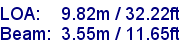 sail specifications