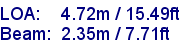 sail specifications
