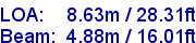 sail specifications