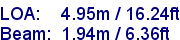 sail specifications