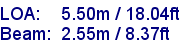 sail specifications