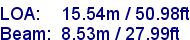 sail specifications