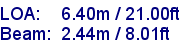 sail specifications