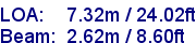 sail specifications