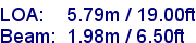 sail specifications