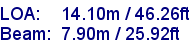 sail specifications