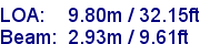 sail specifications