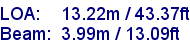 sail specifications