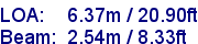 sail specifications