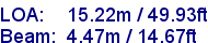 sail specifications