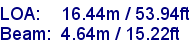 sail specifications