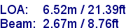 sail specifications