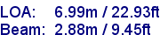 sail specifications