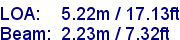 sail specifications