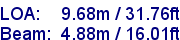 sail specifications