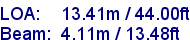 sail specifications