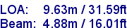 sail specifications