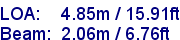 sail specifications