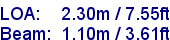 sail specifications