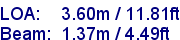 sail specifications