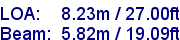 sail specifications