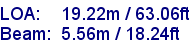 sail specifications