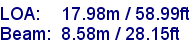 sail specifications